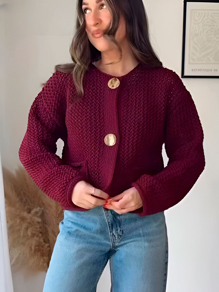 Cardigan tricoté pour l'automne et l'hiver